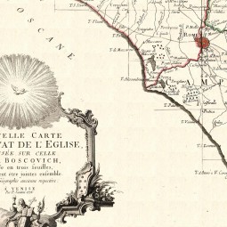 Antique map of New Holland and New Guinea