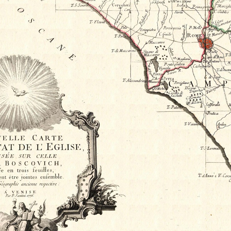 Antique map of New Holland and New Guinea