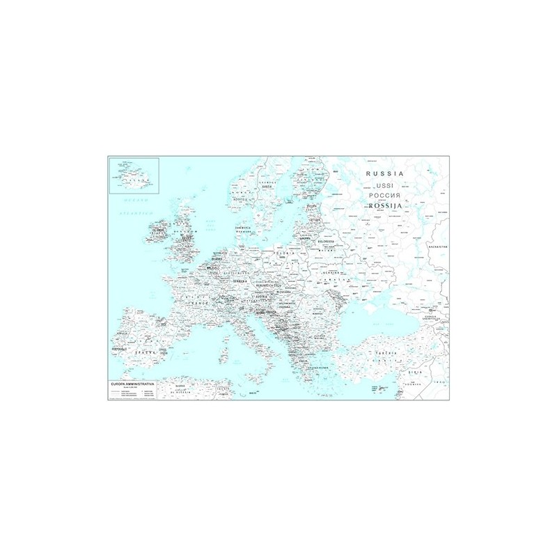 Political map of Europe