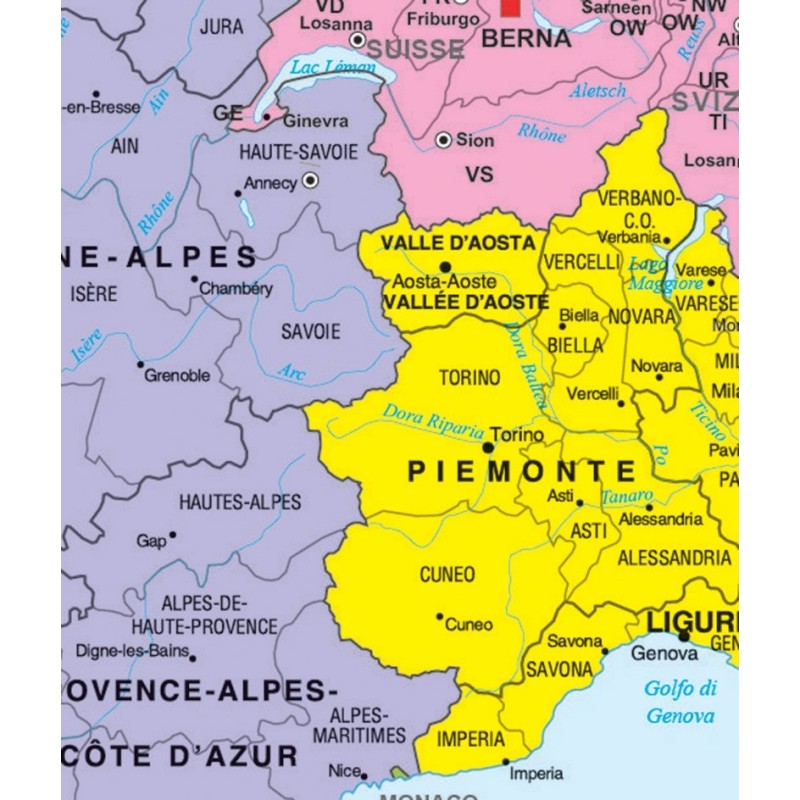 Political map of Europe