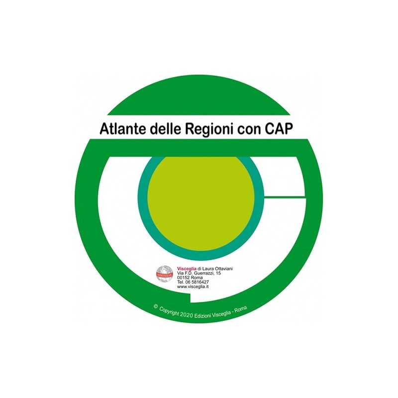 Atlante delle Regioni d'Italia su CD con CAP