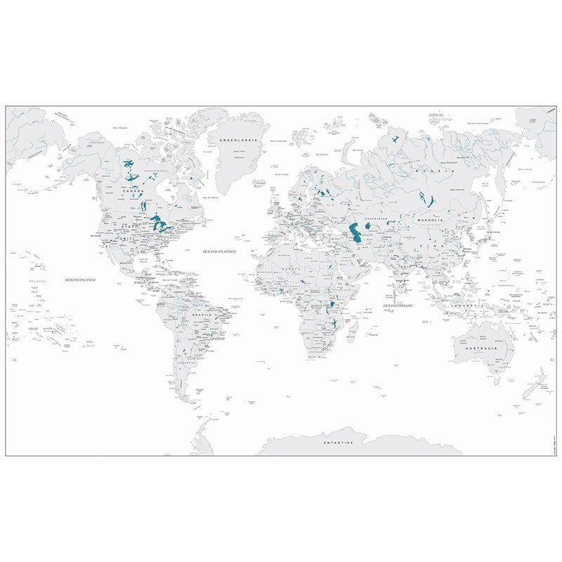 Carta da parati con carte geografiche