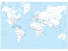 Mondo amministrativo, carta geografica a due colori