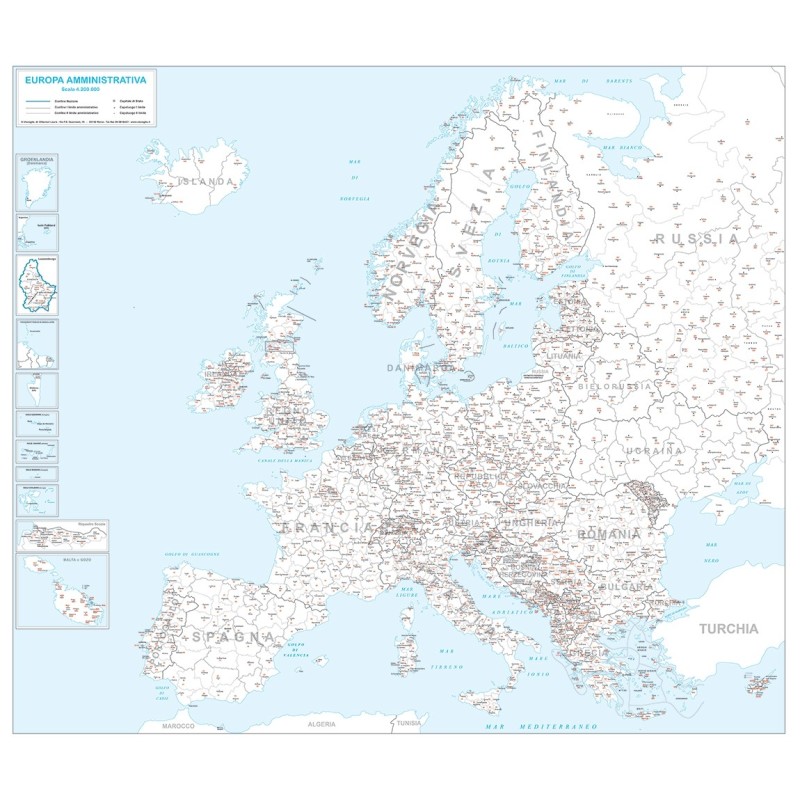 Europa amministrativa con CAP