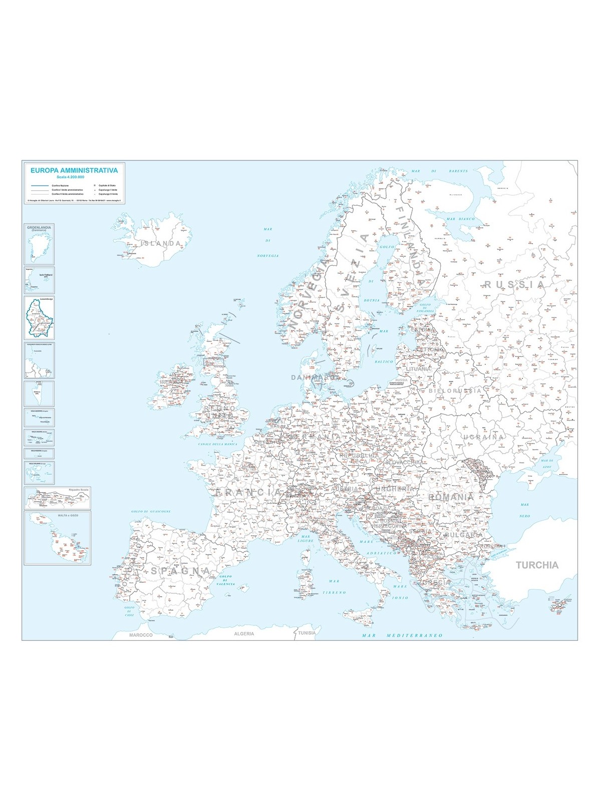 Europa amministrativa con CAP