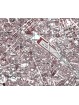 Carta geografica di Roma seppiata
