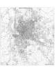 Carta geografica di Roma in bianco e nero