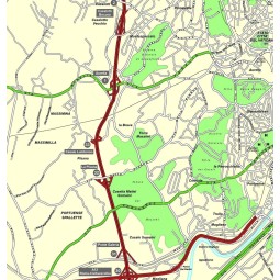 Mappa del Comune di Roma stradale
