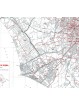 Mappa del Comune di Roma stradale in bianco e nero