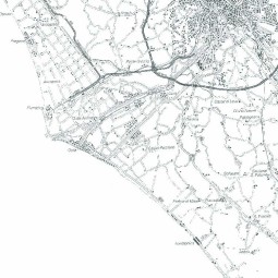 Carta stradale della Provincia di Roma