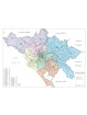 Carta stradale della provincia di Roma con ASL e CAP
