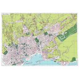 Pianta della città di Palermo 1978