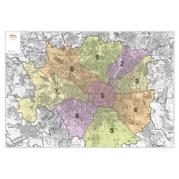 Comune di Milano con CAP e MUNICIPI