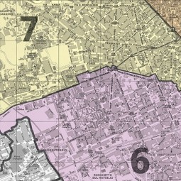 Comune di Milano con CAP e MUNICIPI