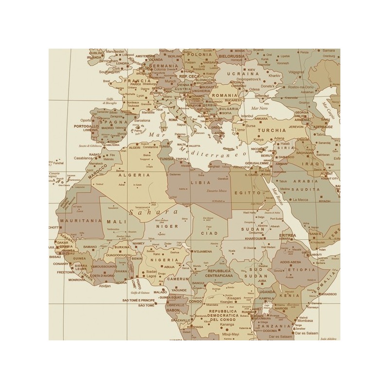 Planisfero antichizzato 