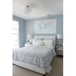 Planisfero politico colori pastello