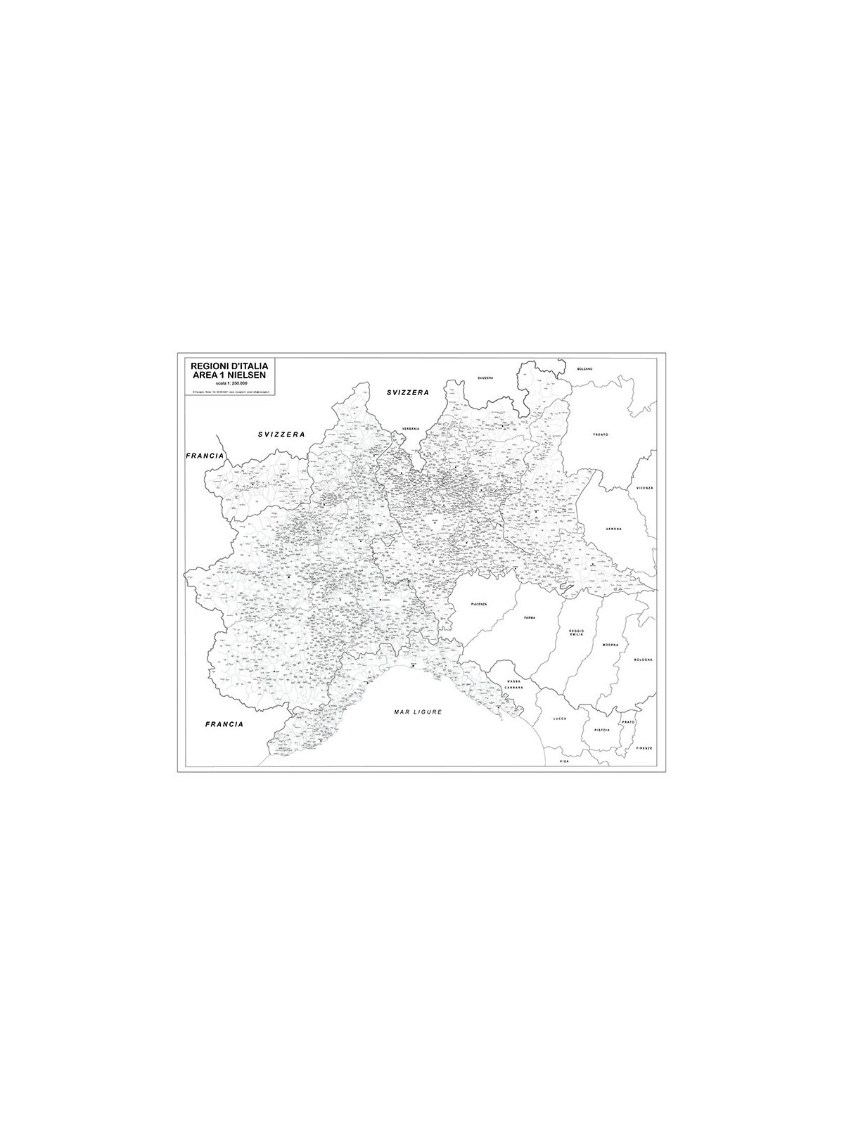 Mappa Area NIELSEN 1