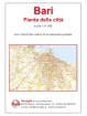 Plan of Bari with postal code