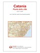 Plan of Catania with postal codes