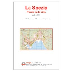 Plan of La Spezia with postal codes