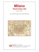 Plan of Milan with postal codes