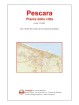 Plan of Pescara, with postal codes