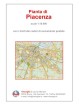 Plan of Piacenza with postal codes