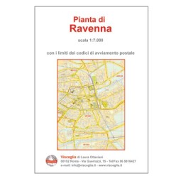 Plan of Ravenna with postal codes