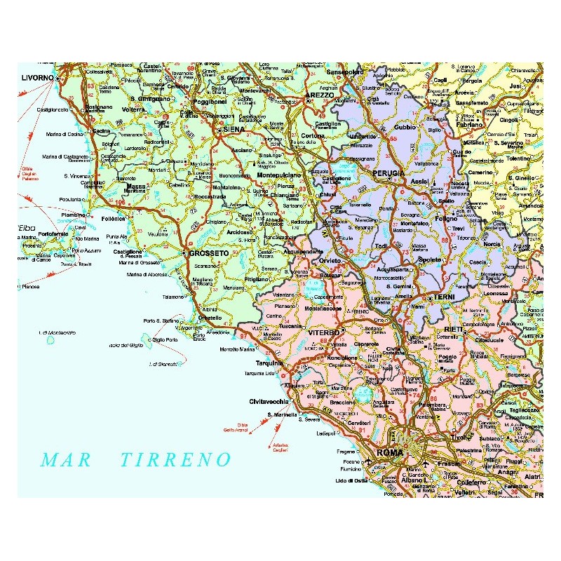 Italia politico stradale Centro