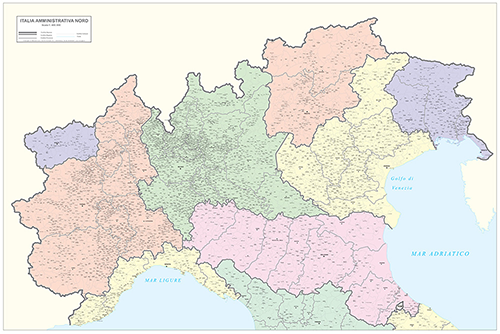 Italia amministrativa del NORD