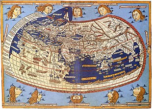 mappa del mediterraneo Al idrisi
