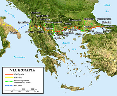 percorso via egnatia