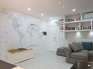 carta da parti con carta geografica del mondo politico