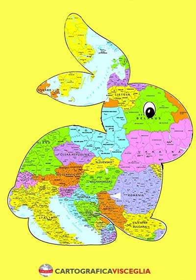 coniglio pasquale cartografica visceglia