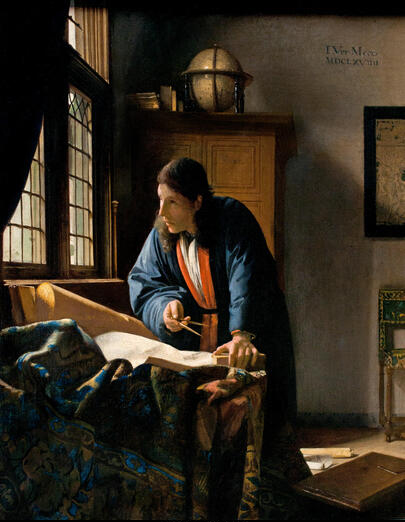 Vermeer Geografo Cartografia Visceglia