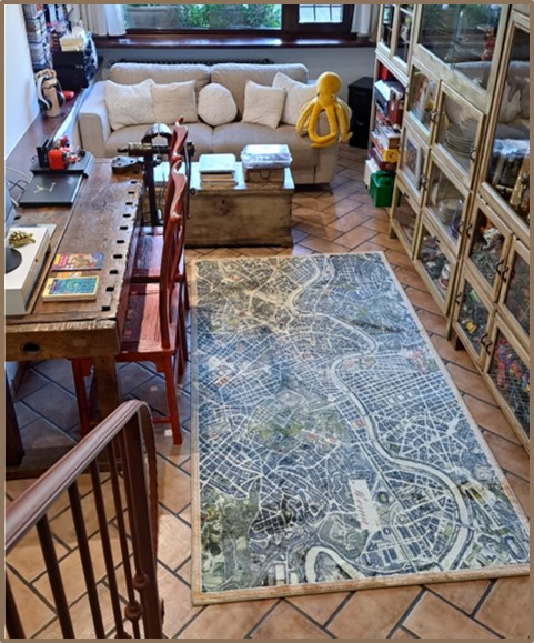 Carte geografiche per scenografie di film, serie, teatro