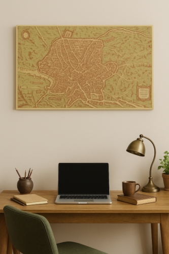 Come trasformare il tuo home office con le carte geografiche Visceglia