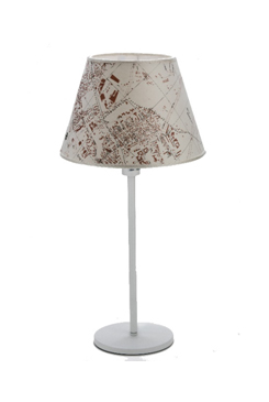 Paralumi con carte geografiche